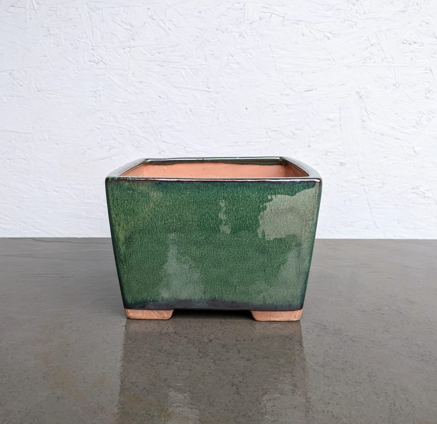 Green Glazed Semi-Cascade