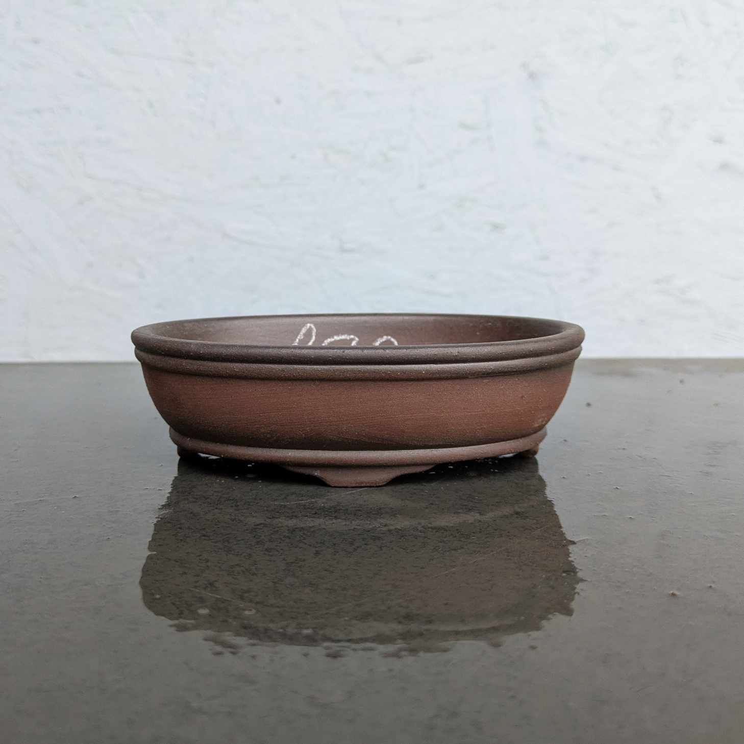 Small Unglazed Oval