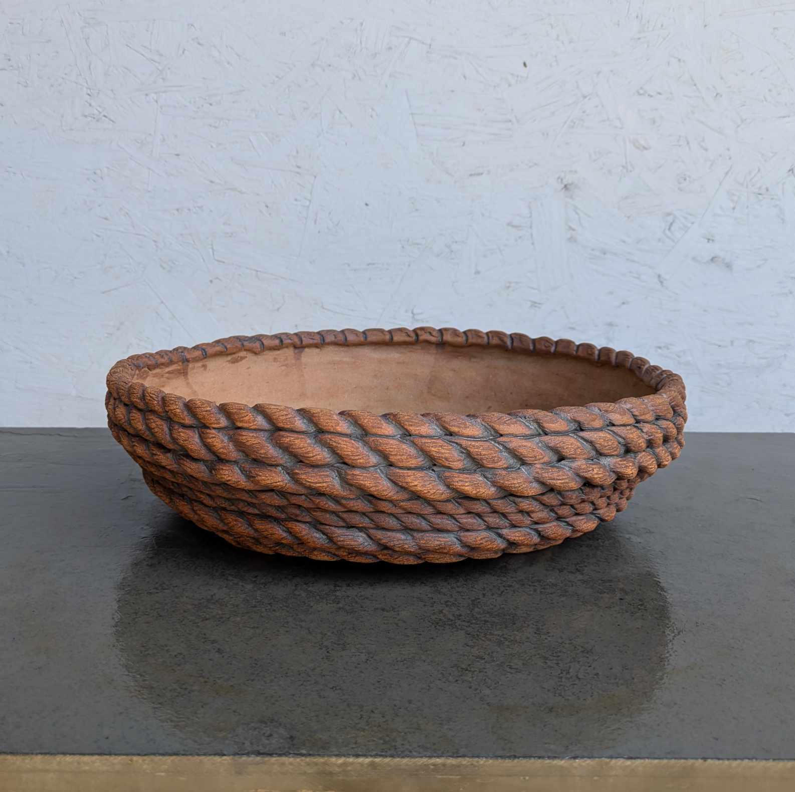 Handmade Round (Rope Effect)