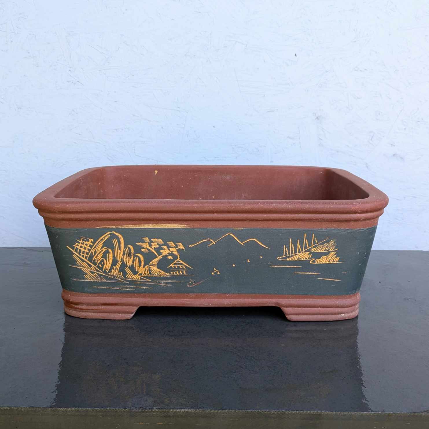 Decorative Unglazed Rectangle (Curved Corners)